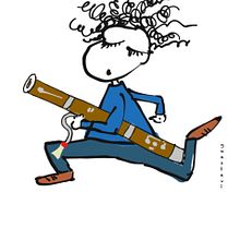 Bassoon run. Drawing project by Laura Guasteví - 06.30.2018