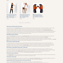 Parafarmacia y Farmacia Online Doctorexia. Web Design project by Jose Luis Torres Arevalo - 12.30.2018