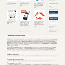 Tienda de robótica y drones online. Web Design project by Jose Luis Torres Arevalo - 12.30.2018