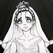 Viuda Enferma . Menggambar proyek oleh Déssirée C. - 04.06.2018