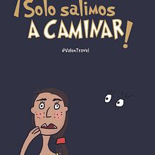 "Solo salimos a caminar" Proyecto del curso: Narrar en viñetas con un boli. . Traditional illustration project by Valentina Urdaneta Urdaneta - 12.30.2018