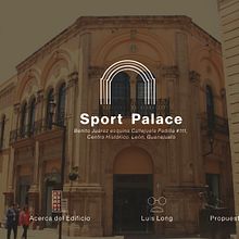 Página Web, restauración Sport Palace. Een project van Webdesign van Carlos Santana - 22.03.2018