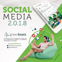 Social Media 2018 GreenBeats. Art Direction, Graphic Design, and Social Media project by Julian Vargas Cataño - 12.31.2018