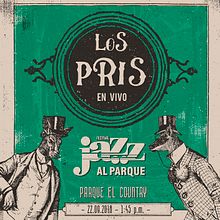 Cartel para concierto de jaz - Cartelismo ilustrado.. Un progetto di Creatività, Design, Design di poster , Graphic design, Eventi e Illustrazione tradizionale di Dario Silva Quecan - 15.09.2018