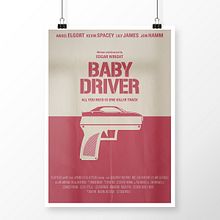 Campaña Cine Baby Driver. Film, Film, Video, TV, Poster Design, Graphic Design, and Advertising project by Roberto Román Ortiz - 03.14.2018