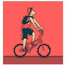 Bmx. Un projet de Illustration traditionnelle et Illustration vectorielle de Jorge Fernandez Flores - 11.12.2018