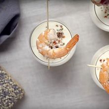 Receta de la semana - Aldi - Vasitos de crema de espárragos. Produção audiovisual projeto de Sonia Manrique - 03.12.2018