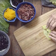 Receta de la semana - Aldi - Rollitos de col. Produção audiovisual projeto de Sonia Manrique - 30.12.2018