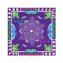 Diseño de Pañuelo "Mandala y Naturaleza" Ein Projekt aus dem Bereich Zeichnung, Design, Traditionelle Illustration und Digitale Illustration von Paola Giusti - 03.01.2019