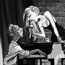 Cuidado con el pianista.... Un progetto di Illustrazione digitale di Josep Giró - 26.12.2018