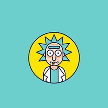 Rick and Morty - Icon set. Un proyecto de Cómic, Dibujo, Diseño, Ilustración tradicional e Ilustración vectorial de Beatriz de la Cruz Pinilla - 03.01.2019