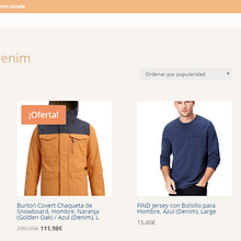 Tienda de Ropa Denim para Hombre y Mujer. Web Design project by Jose Luis Torres Arevalo - 01.03.2019