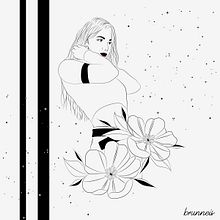 Flor de oro. Graphic Design, Traditional illustration, Digital Illustration, and Vector Illustration project by Laura Brunneis - 12.18.2018