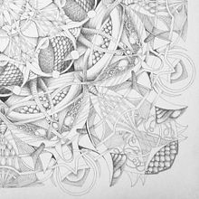 Mandala #45. Un proyecto de Bellas Artes, Creatividad, Dibujo, Dibujo artístico, Diseño gráfico, Educación e Ilustración tradicional de Helena Líndelen - 17.08.2016