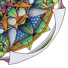 Mandala #37. Fine Arts, Creativit, Drawing, Artistic Drawing, Graphic Design, Education, and Traditional illustration project by Helena Líndelen - 04.17.2012