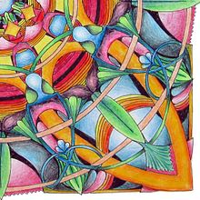 Mandala #35. Un proyecto de Bellas Artes, Creatividad, Dibujo, Dibujo artístico, Diseño gráfico, Educación e Ilustración tradicional de Helena Líndelen - 17.03.2012
