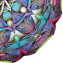 Mandala #33. Un proyecto de Bellas Artes, Creatividad, Dibujo, Dibujo artístico, Diseño gráfico, Educación e Ilustración tradicional de Helena Líndelen - 17.08.2011
