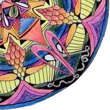 Mandala #29. Un proyecto de Bellas Artes, Creatividad, Dibujo, Dibujo artístico, Diseño gráfico, Educación e Ilustración tradicional de Helena Líndelen - 17.07.2011