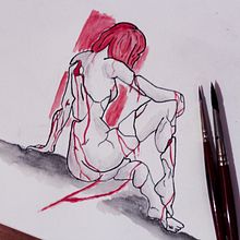 Tinta china. Traditional illustration project by Luis Ramses Tovar Chavez - 01.04.2019