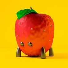 Fresa personaje . 3D project by Renzo Loyola - 01.04.2019