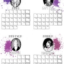 Calendario 2019. Traditional illustration project by Ibone Lopez Heras - 12.24.2018