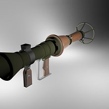 3DS MAX - EJERCICIO 8 Diseño del Bazooka - Bazooka team fortress Reinterpretacion . 3D, 3D Modeling, and Video Games project by Germanuel Caceres - 01.06.2019