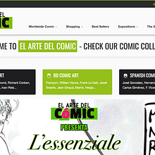 El Arte del Cómic. Un proyecto de Desarrollo Web y Diseño Web de One Byte Online - 07.01.2019