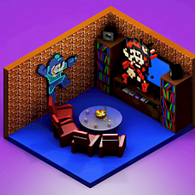 Gamer Room. Un progetto di 3D e Direzione artistica di Michael Hernandez Lozada - 15.09.2018