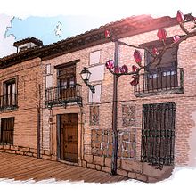 Sweet Home Alcalá Ein Projekt aus dem Bereich Traditionelle Illustration von Chema G. Baena Art - 08.01.2019