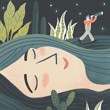 La búsqueda. Traditional illustration, and Digital Illustration project by Laura Fernández Arquisola - 01.08.2019