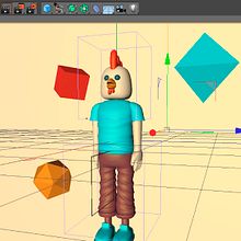 Mi Proyecto del curso: Diseño de personajes en Cinema 4D: del boceto a la impresión 3D. Un projet de 3D de candradeart - 02.04.2018
