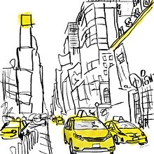 NYC. Editorial Design, Graphic Design, Traditional illustration, and Digital Illustration project by Kike Lucas Abreu - 01.09.2019