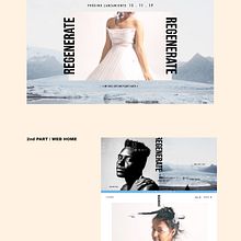 Regenerate Ecommerce. Web Design, UX / UI, and Video project by Cristina Burméster Díaz - 12.15.2018