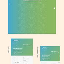 Unono Website. Web Development, Web Design, and UX / UI project by Cristina Burméster Díaz - 12.20.2018