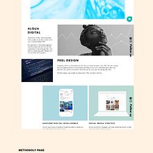 Alqua Branding & Website. Br, ing, Identit, Art Direction, Web Design, and UX / UI project by Cristina Burméster Díaz - 04.05.2018
