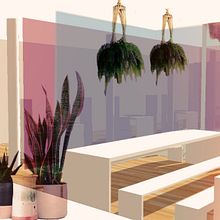 Restaurante vegano Fento. Un proyecto de Arquitectura, Arquitectura interior y Diseño de interiores de Nuria Pazos - 10.01.2019