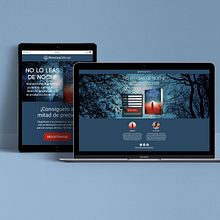 Landing Page - Libro El Otro Lado. Un progetto di Web design di Lydia Calero - 01.04.2018