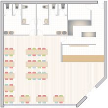 RESTAURANTE DE COMIDA RÁPIDA (CC). Architecture, Interior Architecture, Design & Interior Design project by arianna burgos - 01.11.2019