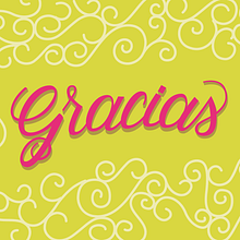 Mi Proyecto del curso: Los secretos dorados del lettering. Lettering project by Olga Barrientos - 01.11.2019