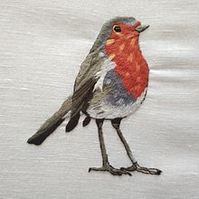 Mi Proyecto del curso: Pintar con hilo: técnicas de ilustración textil. Un progetto di Ricamo di María Rebolledo Granda - 04.05.2019