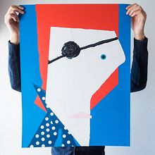 Bowies. Collage, and Traditional illustration project by Diego Estebo - 11.13.2018