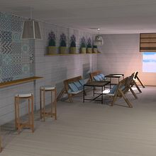 Restaurante Norge. Een project van  Ontwerp, Meubelontwerp en -bouw, Interactief ontwerp, Interieurontwerp y Lichtontwerp van Irene Izaguerri López - 14.01.2019