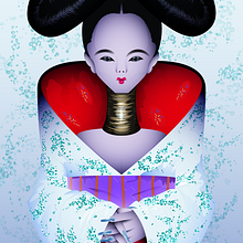 All is full of Björk Ein Projekt aus dem Bereich Kreativität, Design von Figuren, Traditionelle Illustration und Vektorillustration von Barhlo - 18.06.2017