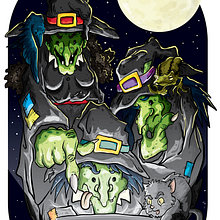 Haciendo magia!  Ein Projekt aus dem Bereich Kreativität, Design von Figuren, Traditionelle Illustration und Vektorillustration von Barhlo - 28.10.2016
