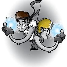 Retro Fighter Ein Projekt aus dem Bereich Kreativität, Design von Figuren, Traditionelle Illustration und Vektorillustration von Barhlo - 30.08.2016