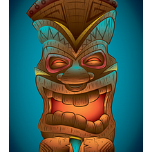 Tiki Tiki Ein Projekt aus dem Bereich Kreativität, Design von Figuren, Traditionelle Illustration und Vektorillustration von Barhlo - 19.04.2017
