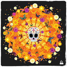 VDI Dia de muertos Ein Projekt aus dem Bereich Kreativität, Design, Traditionelle Illustration und Vektorillustration von Barhlo - 01.11.2018