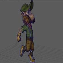 Mi Proyecto del curso: Rigging y deformación de un personaje. Een project van 3D, 3D-animatie y Rigging van Joselvent David Suárez Morgado - 14.01.2019