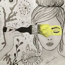 Salir del negro. Un progetto di Disegno artistico, Disegno di ritratti e Illustrazione tradizionale di Lidia Cantos - 15.01.2019