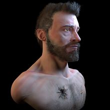 Hugh Jackman as Logan. 3D project by Rubén Roldán Crespo - 01.15.2019